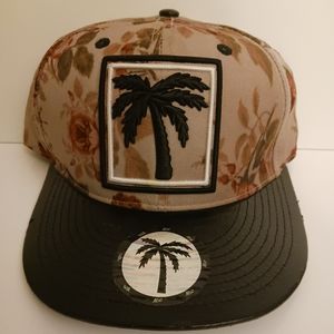 Blvd Boulevard Supply Palm Trees Roses Floral Snapback Hat